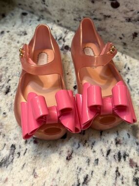 Mini Melissa Ultragirl Sweet Peep Toe Jelly Shoes